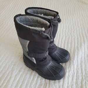 L.L. Bean Black & Gray Northwoods Snowboots Size Kids 13